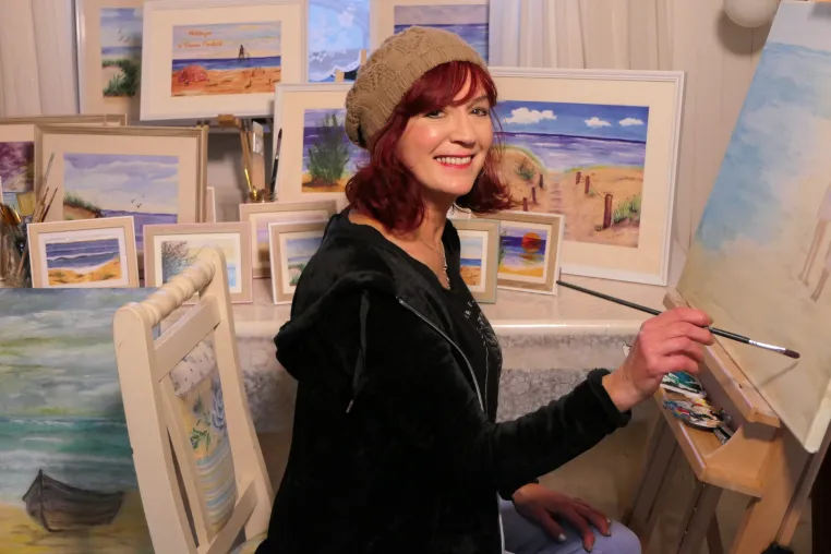 Bild: Mit Pinsel und Palette durch die Pandemie