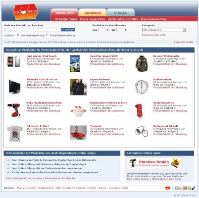 Bild: Preisvergleich wir-lieben-preise.de erweitert Produktinformationen um den Grundpreis