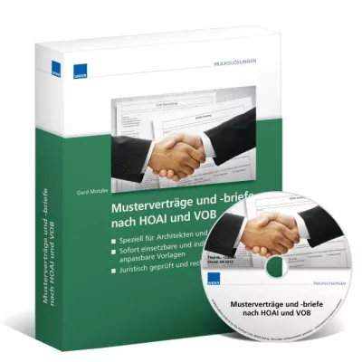 Bild: Mit den WEKA MEDIA Musterverträgen und –briefen zur sicheren Vertragsgestaltung nach der neuen HOAI 2013