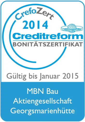 MBN beweist ausgezeichnete Bonität Bild: MBN beweist ausgezeichnete Bonität