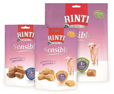 Für empfindliche Hunde – Rinti Sensible Snacks Bild: Für empfindliche Hunde – Rinti Sensible Snacks