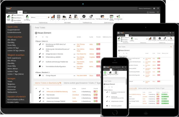 Bild: TickX "Mobile" - das Responsive Design macht’s möglich