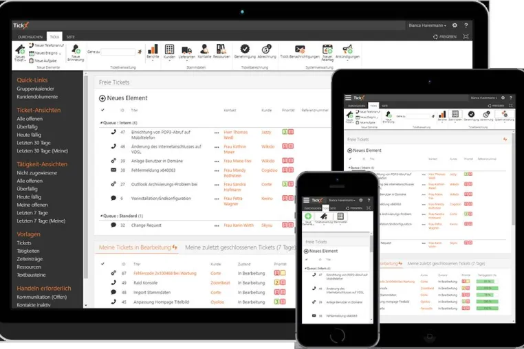 Bild: TickX "Mobile" - das Responsive Design macht’s möglich