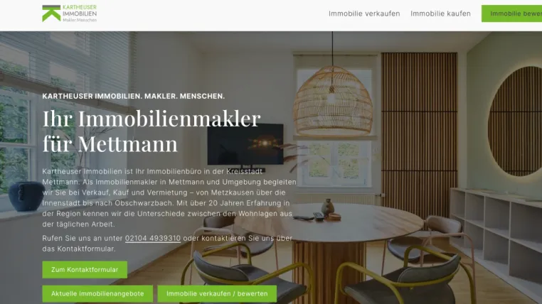 Bild: Kartheuser Immobilien | Immobilienmakler Mettmann: persönlich und markterfahren