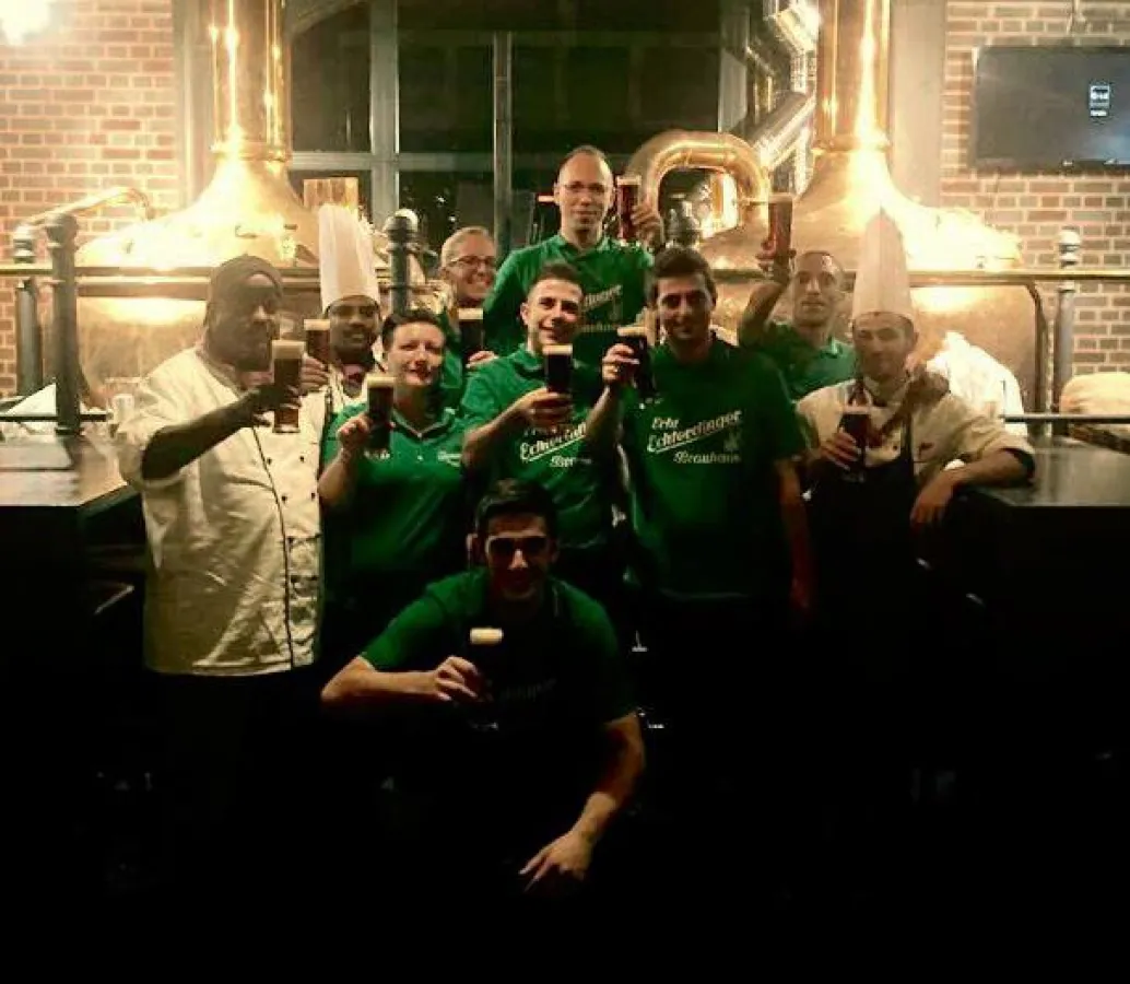 Das Krautfest-Team im Echterdinger Brauhaus