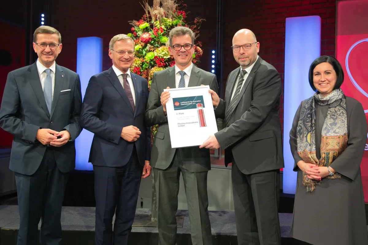 V. l.: Preisverleihung Landespreis Oberösterreich (© cityfoto/PELZL)