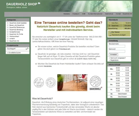 Bild: Holzterrassen online kaufen: dauerholz-shop.de bietet viel Service & Beratung
