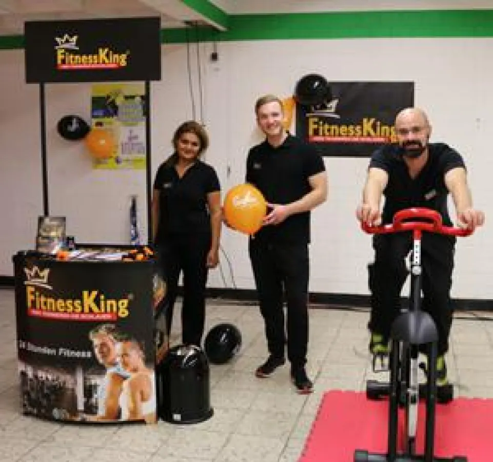 FitnessKing-Team beim Gewerbeparkfest Füllscheuer in Andernach