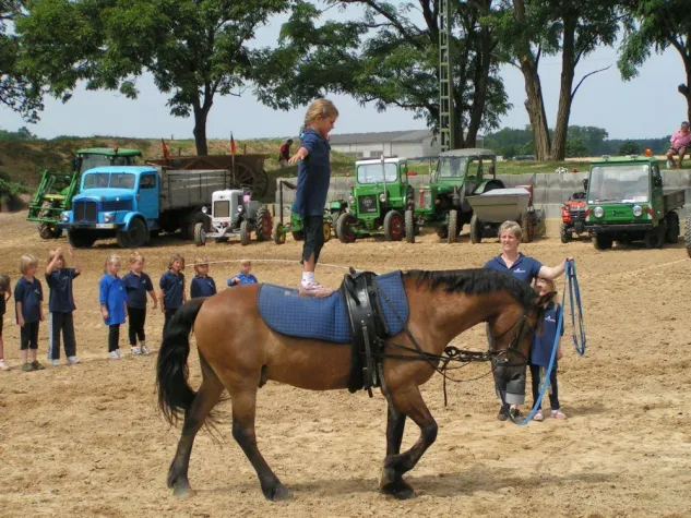 Bild: Erfolgreiche Bauernolympiade auf der Reitanlage Buch