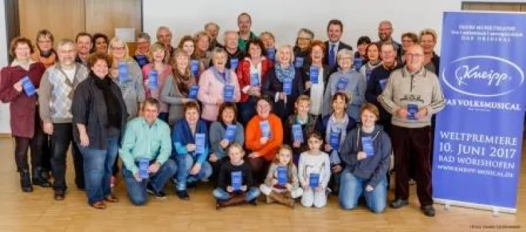 Bild: Weltpremiere des "VolksMusical KNEIPP" in Bad Wörishofen Neues Musiktheater über das Leben des Pfarrer Kneipp