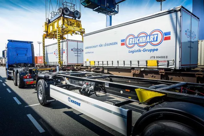 Bild: REICHHART setzt auf kombinierten Verkehr