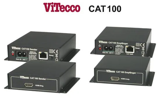 Bild: HDMI CAT EXTENDER ViTecco CAT 100, 2. Generation | made by ViTecco