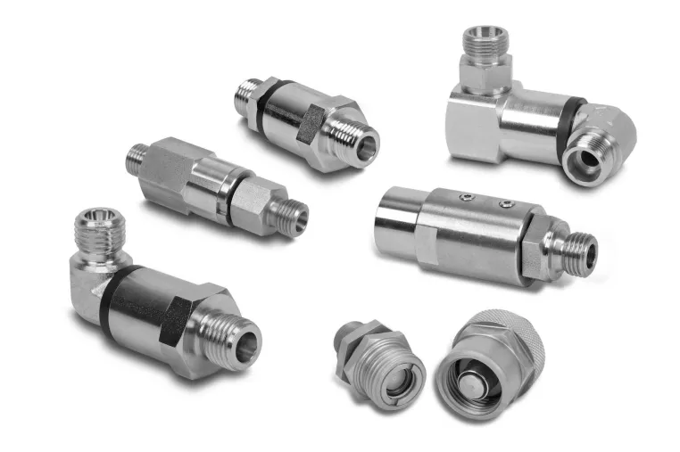 ROEMHELD: Bis DN 76 und 500 bar – Druckleitungen innen und außen sicher kuppeln, drehen und verschrauben Bild: ROEMHELD: Bis DN 76 und 500 bar – Druckleitungen innen und außen sicher kuppeln, drehen und verschrauben