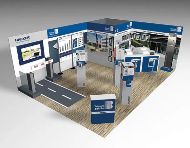 Telecom Behnke gemeinsam mit Hacker AG auf der eltefa 2019 Bild: Telecom Behnke gemeinsam mit Hacker AG auf der eltefa 2019