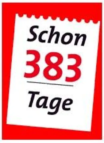 Bild: Gratulation: Erst 382 Tage später.