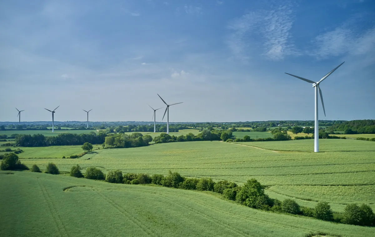 Windpark Ahrensbök bei Lübeck (© Q-Energy )