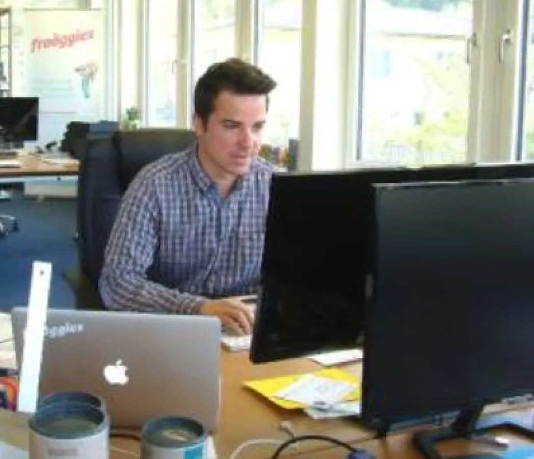 Patrick Elkuch von der frooggies AG.