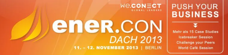 Bild: ener.CON DACH 2013 Konferenz - Preview