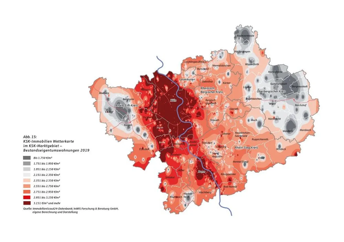 KSK-Immobilien Wetterkarte für Bestandeigentumswohnungen 2019