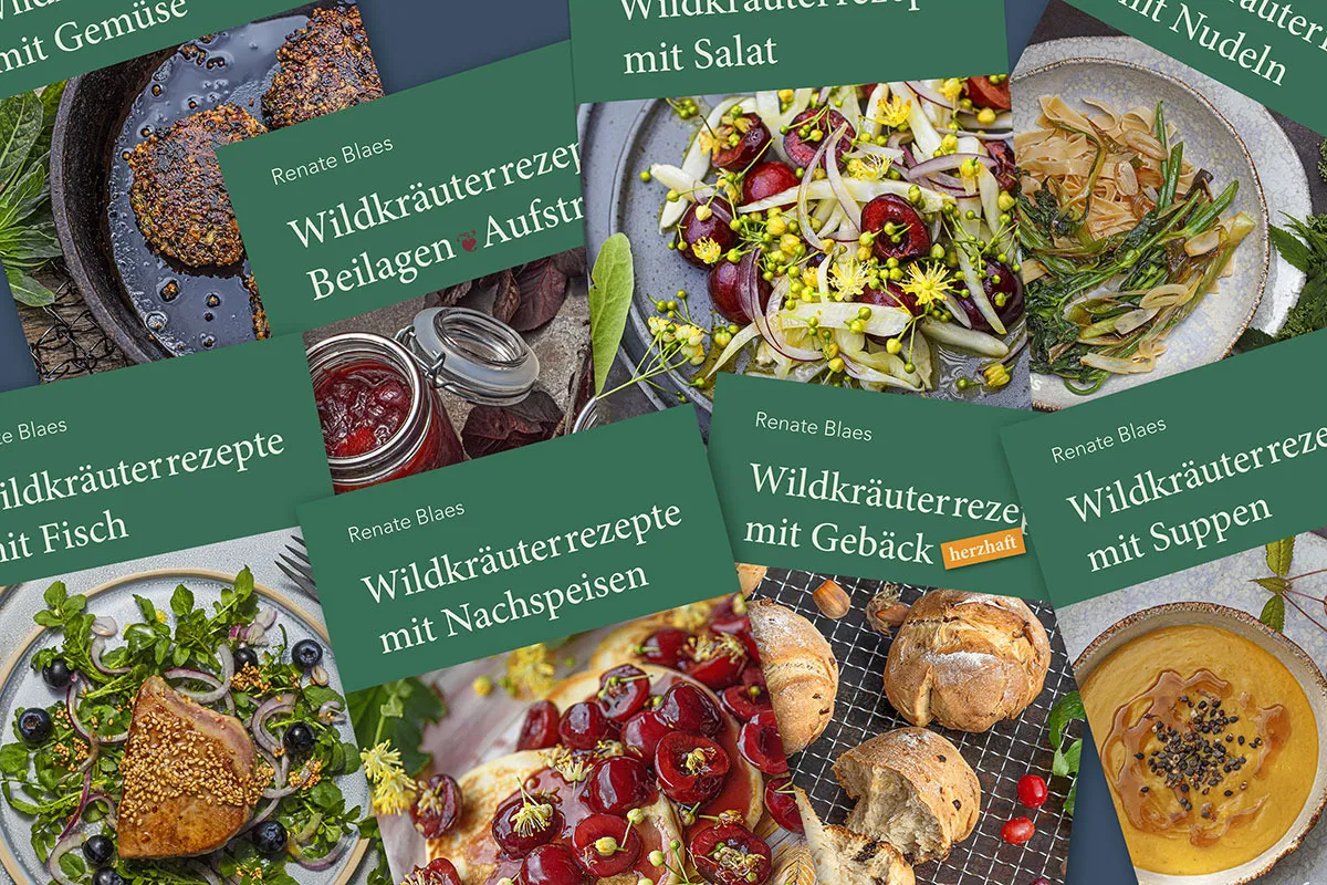 Kreative Wildkräuterrezepte – neue E-Book-Reihe von Renate Blaes