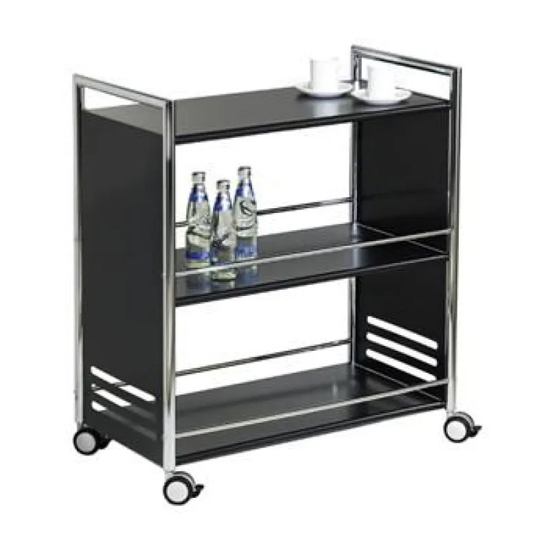 Servierwagen, schwarz