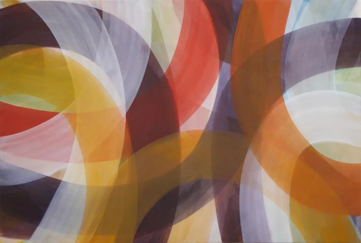 Susanne Ackermann, ohne Titel, 2010, Acryl auf Nessel, 200 x 300 cm