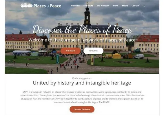 Bild: DAS EUROPÄISCHEN NETZWERK DER FRIEDENSORTE „PLACES OF PEACE“ (ENPP) IST MIT NEUEM ONLINE-AUFTRITT PRÄSENT