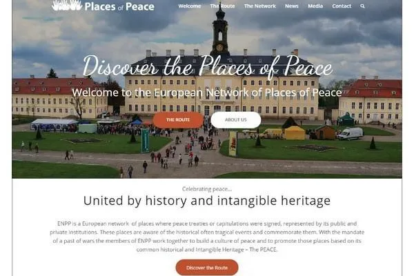Bild: DAS EUROPÄISCHEN NETZWERK DER FRIEDENSORTE „PLACES OF PEACE“ (ENPP) IST MIT NEUEM ONLINE-AUFTRITT PRÄSENT