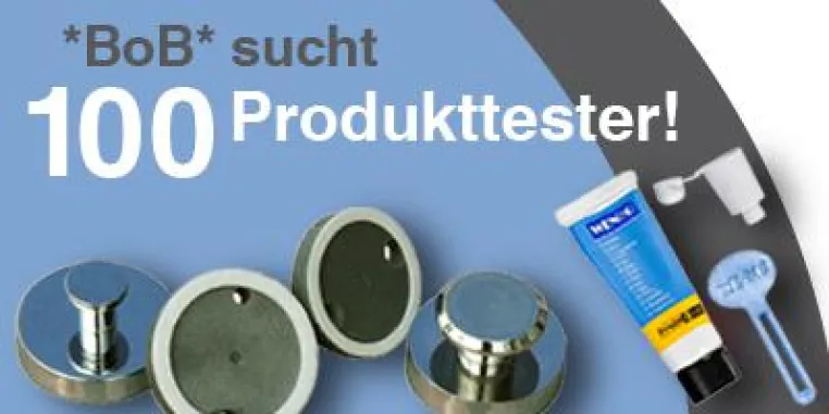 Bild: Jetzt gratis ‚Befestigen ohne Bohren‘ -Tester werden