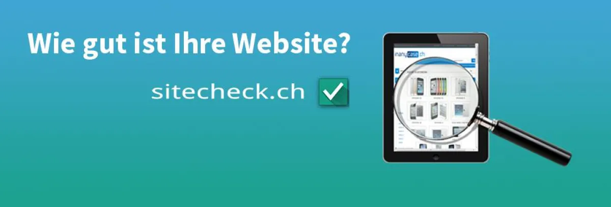Website Test sitecheck.ch
