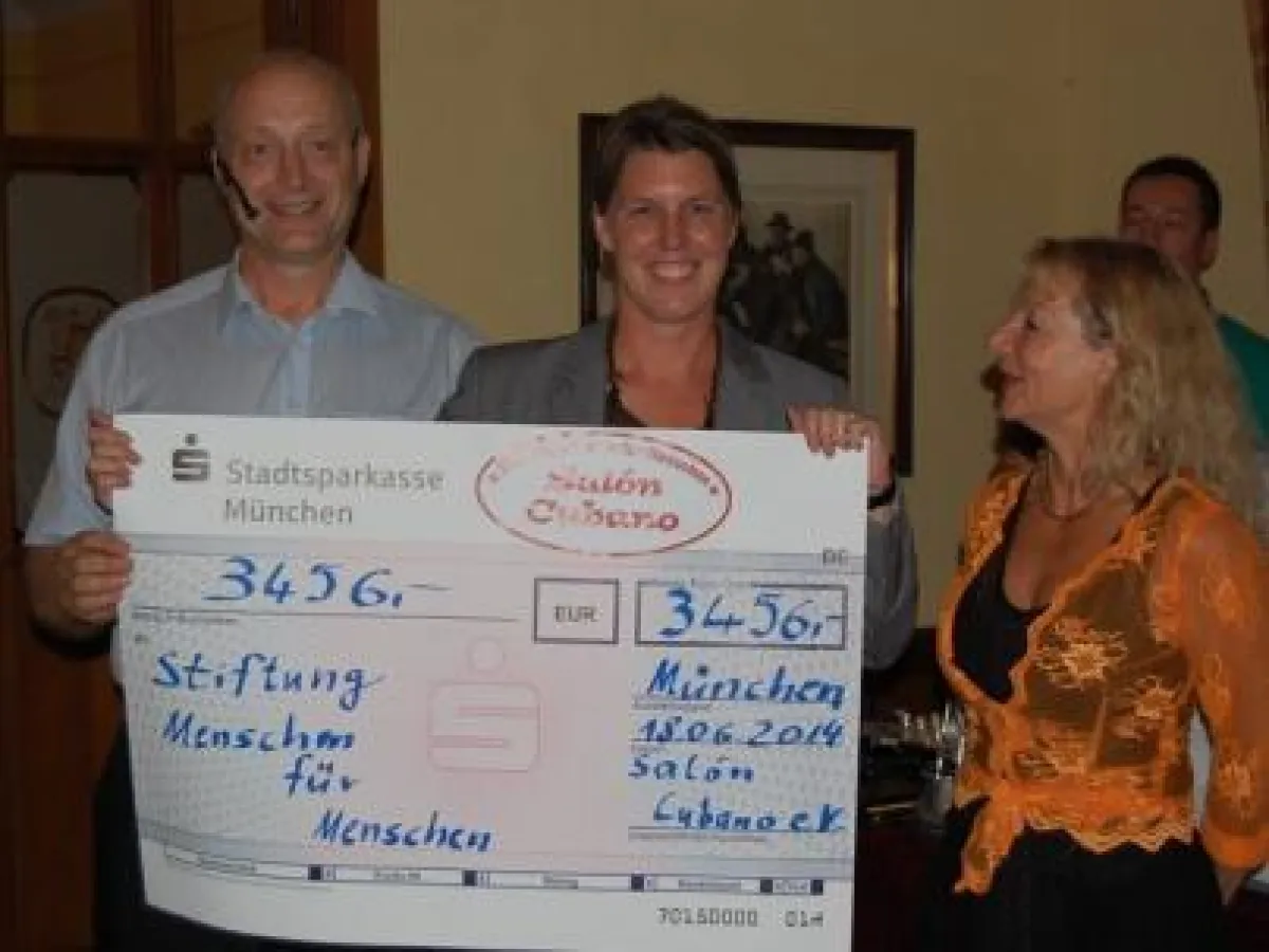 Spende für die Stiftung Menschen für Menschen - Karlheinz Böhms Äthiopienhilfe: Salon Cubano