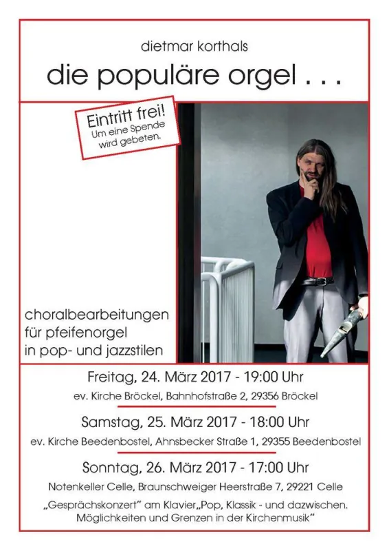 Plakat - die populäre orgel