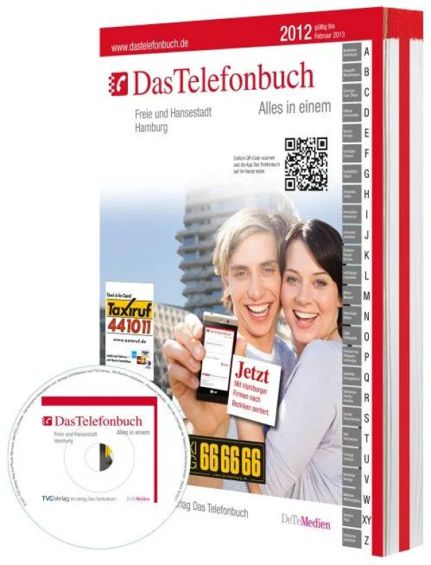 Das Telefonbuch für die Freie und Hansestadt Hamburg 2012 ist da