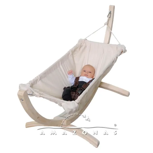 Babyhängematten - Gestell Leo von AMAZONAS: tragbar, kippstabil und schön Bild: Babyhängematten - Gestell Leo von AMAZONAS: tragbar, kippstabil und schön