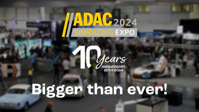 Bild: ADAC SimRacing Expo 2024 zum 10. Jubliäum– Größer und besser den je!