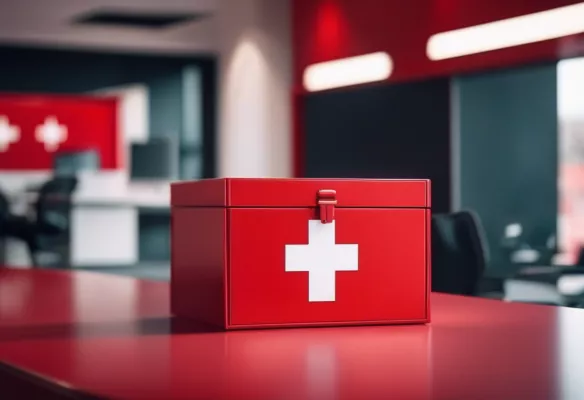 Bild: Erste-Hilfe-Ausstattung im Betrieb – Sicherheit für Unternehmen und Mitarbeiter