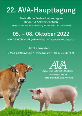Bild: 22. Haupttagung der Agrar- und Veterinär- Akademie (AVA)  vom 05.-08.Okt.2022