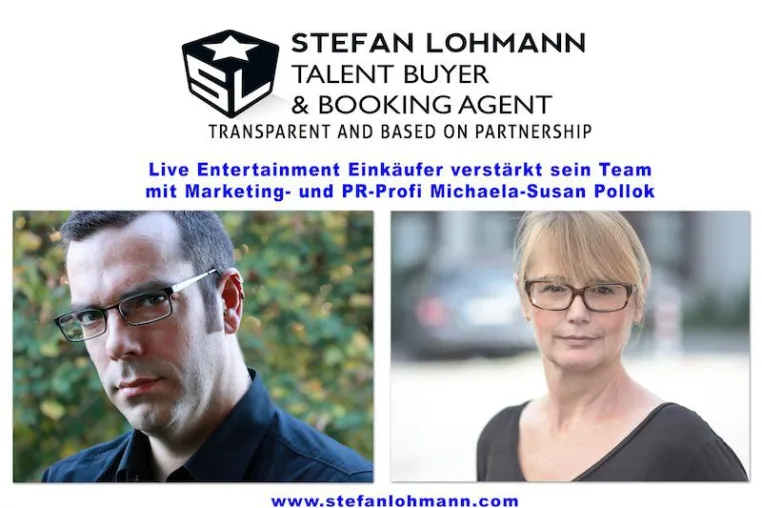 Bild: Live Entertainment Einkäufer Stefan Lohmann verstärkt Team mit Marketing- und PR-Profi Michaela-Susan Pollok