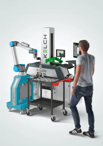 Bild: KELCH auf der AMB 2022: Effiziente Automatisierung mit Robotik, Software und Lagersystem