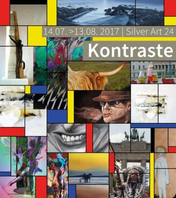 Bild: Künstlergruppe "SilverArt24" stellen aus. Ausstellungstitel "Kontraste"