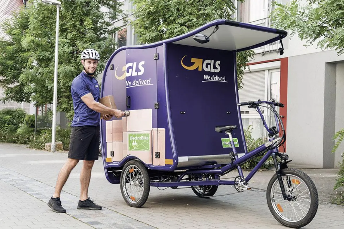 Ein eBike von GLS, das auf der LogiMAT zu sehen sein wird.