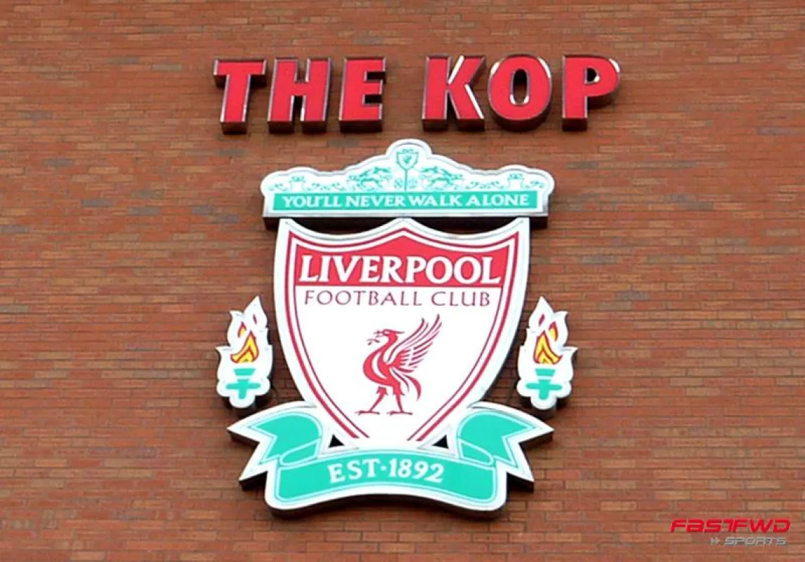 The Kop - Tribüne der treuesten Liverpool-Fans im Stadion an der Anfield Road.