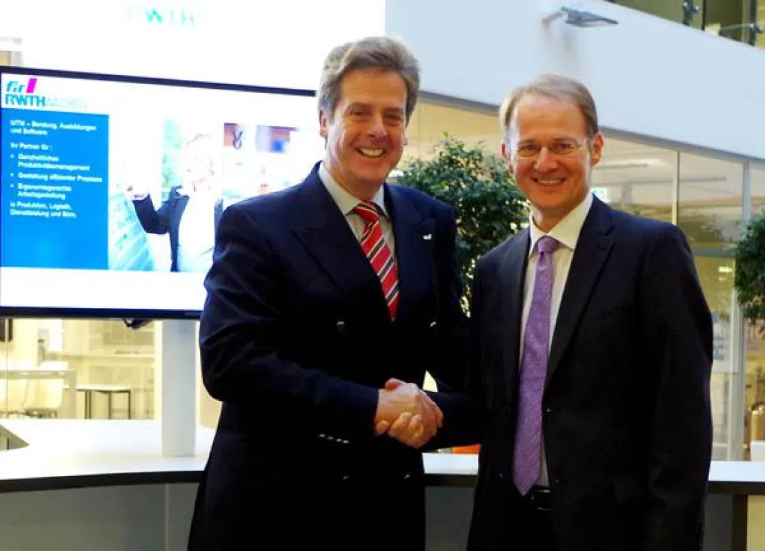 Prof. Dr.-Ing. Volker Stich und Prof. Dr.-Ing. Dipl.-Wirt.-Ing Götz-Andreas Kemmner