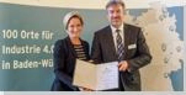 Bild: 100 Orte für Industrie 4.0 in Baden-Württemberg: in-GmbH unter den Top-Anbietern
