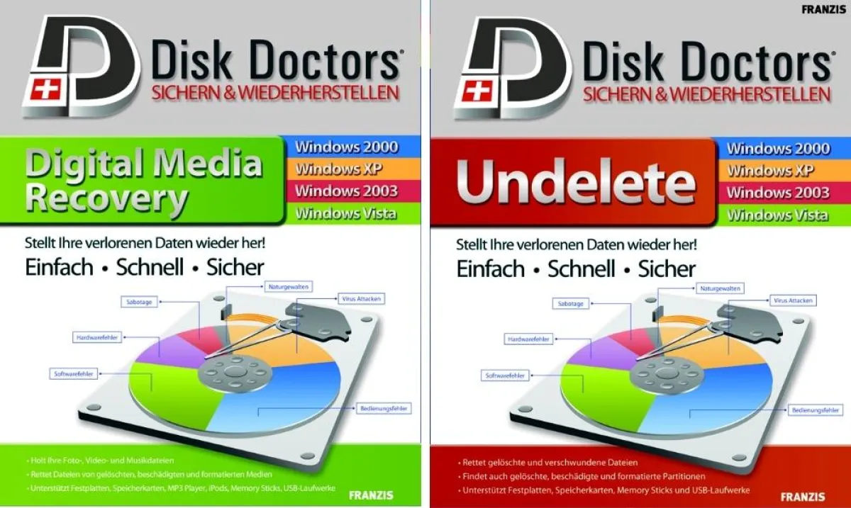 FRANZIS Disk Doctors Undelete & Digital Media Recovery