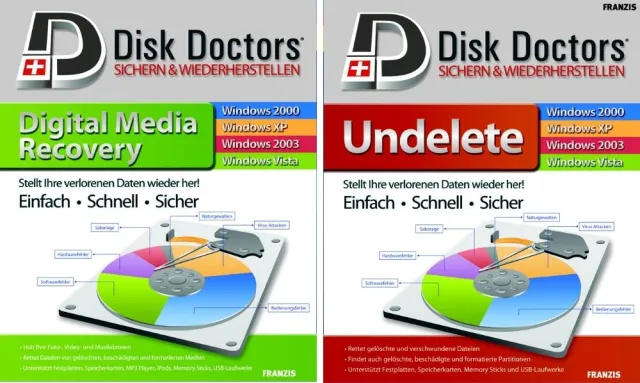 Bild: FRANZIS bringt Disk Doctors Datenrettungs Programme-Rettung für verschwundene und lebenswichtige Daten