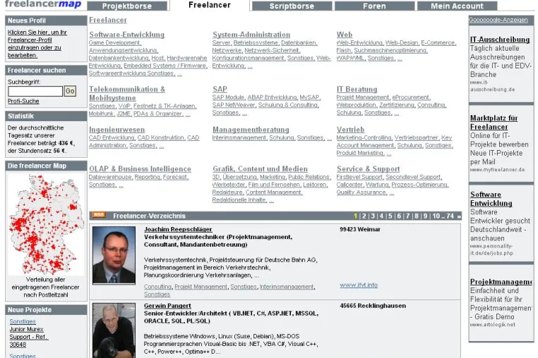 freelancermap.de - Jobbörse und Internetportal für Freiberufler Bild: freelancermap.de - Jobbörse und Internetportal für Freiberufler