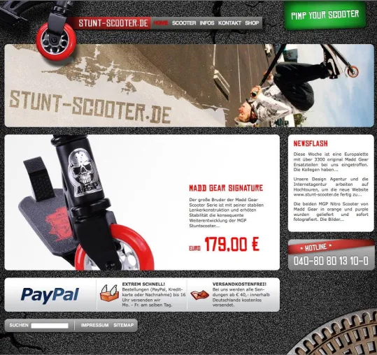 Madd Gear Scooter und Original Ersatzteile in Deutschland Bild: Madd Gear Scooter und Original Ersatzteile in Deutschland