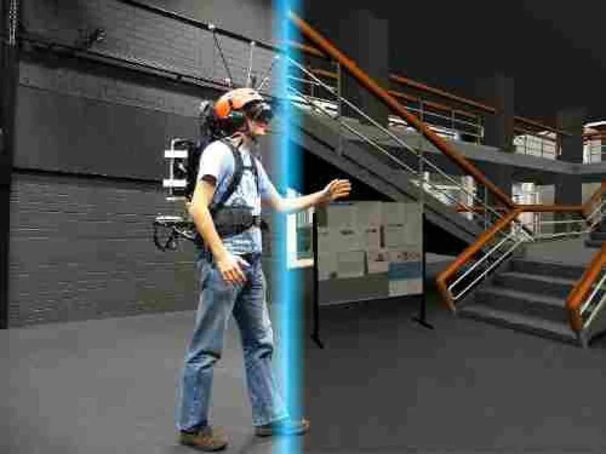 Bewegen im virtuellen Raum. Das Problem: Entfernungen werden in virtuellen Welten von den Nutzern unterschätzt.