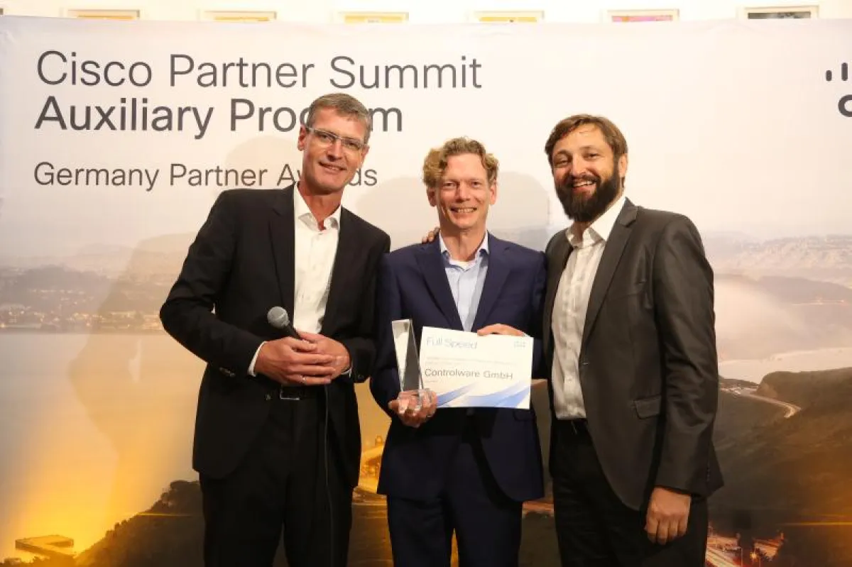 Der Award wurde auf dem Cisco Partner Summit 2016 (San Francisco, 1. – 3. November 2016) übergeben
